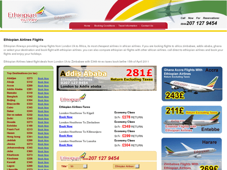 www.ethiopianairlineflights.com