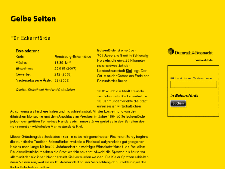 www.gelbeseiten-eckernfoerde.com