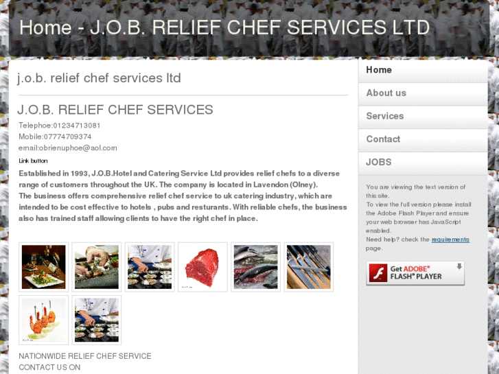 www.jobreliefchefservices.com