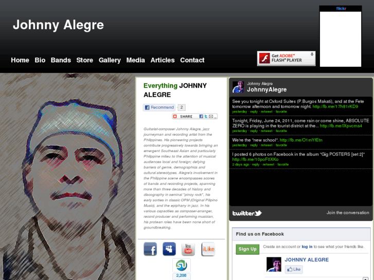 www.johnnyalegre.com