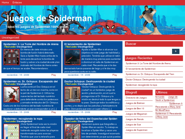 www.juegosdespiderman.es