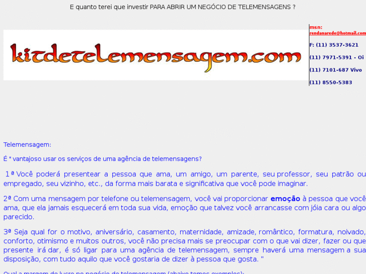 www.kitdetelemensagem.com