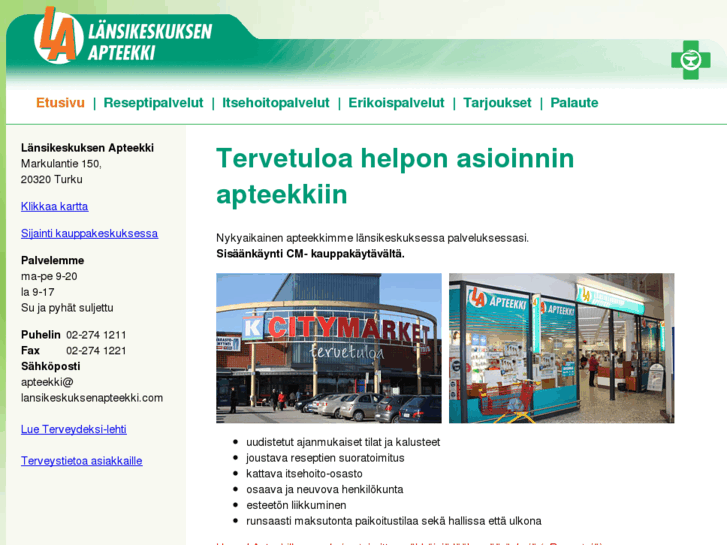 www.lansikeskuksenapteekki.com