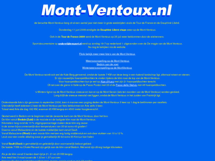 www.mont-ventoux.nl