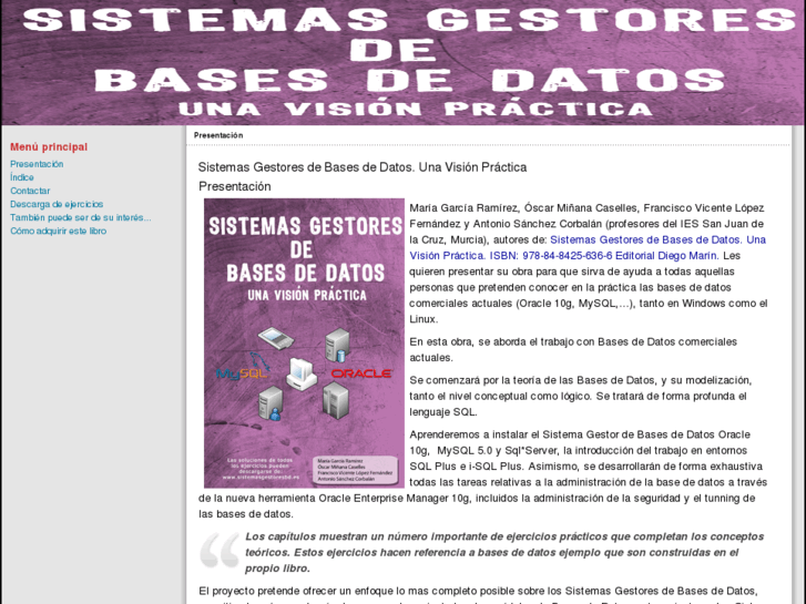 www.sistemasgestoresbd.es