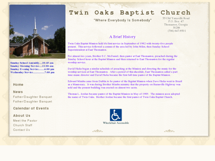 www.twinoaksbaptistchurch.org