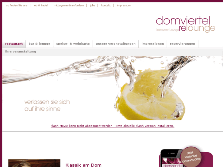 www.domviertelrelounge.at