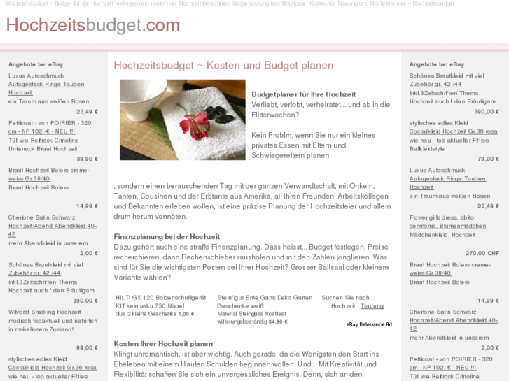 www.hochzeitsbudget.com