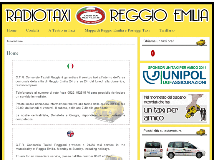 www.radiotaxireggioemilia.it