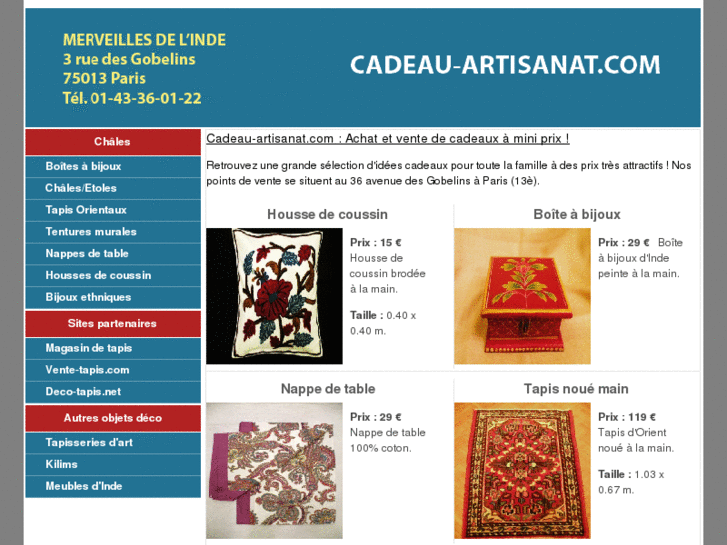 www.cadeau-artisanat.com