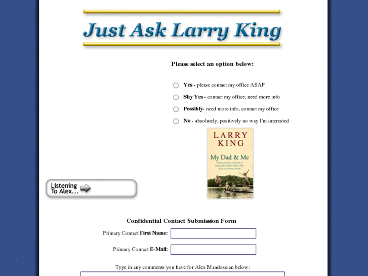 www.justasklarryking.com