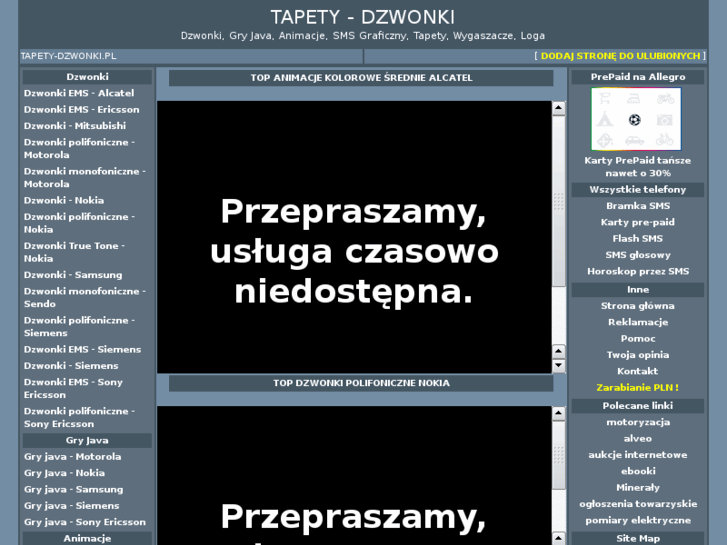 www.tapety-dzwonki.pl