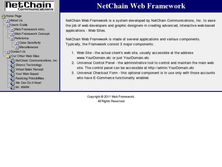 www.webframework.info