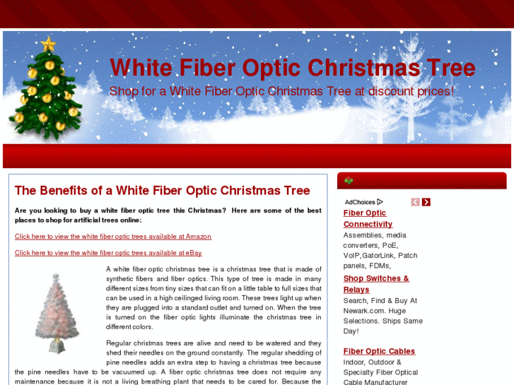 www.whitefiberopticchristmastree.com