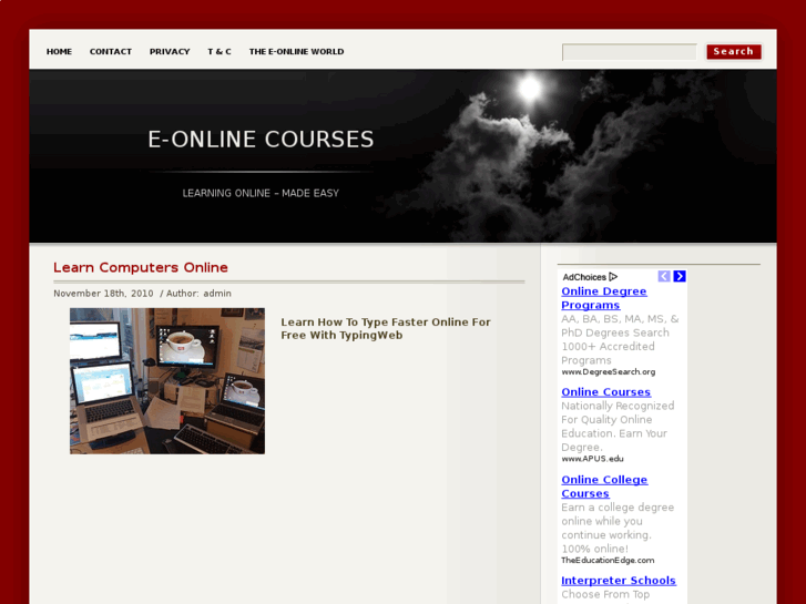 www.e-onlinecourses.com