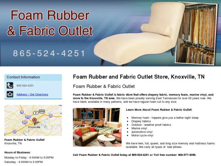 www.foamrubberandfabricoutlet.com