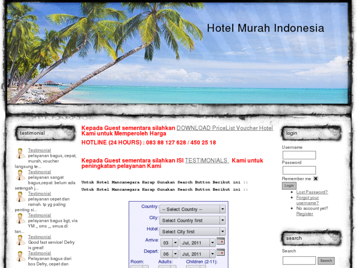 www.hotelbagus.com