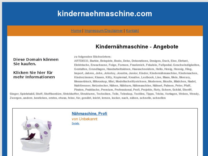 www.kindernaehmaschine.com