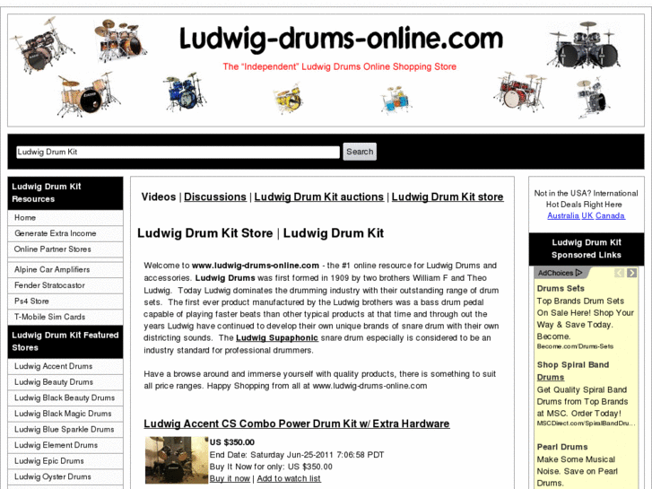 www.ludwig-drums-online.com