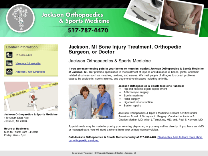 www.orthopedicsurgeryjackson.com