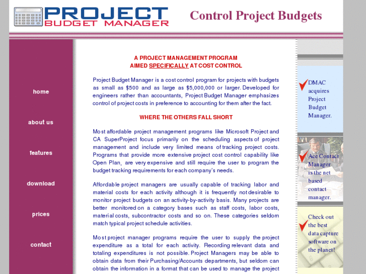 www.projectbudgetmanager.com