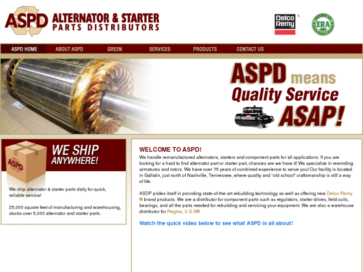 www.alternatorstarterpartsdistributors.com