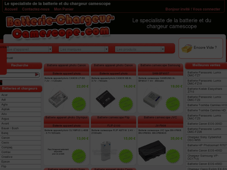 www.batterie-chargeur-camescope.com