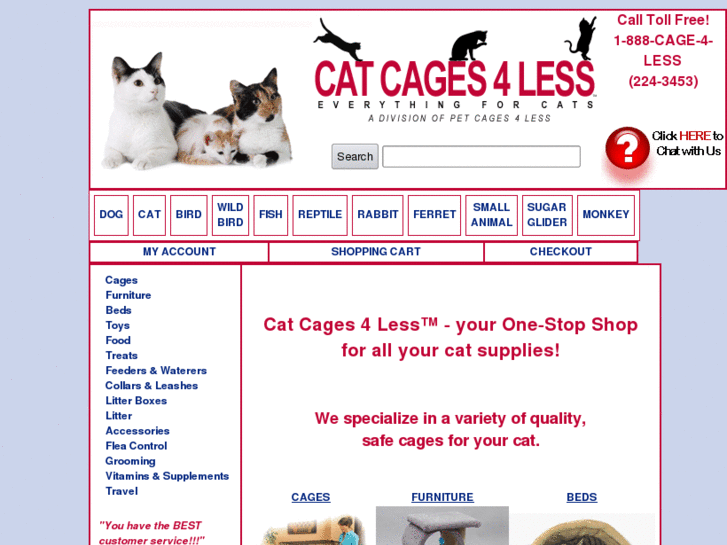 www.catcages4less.com