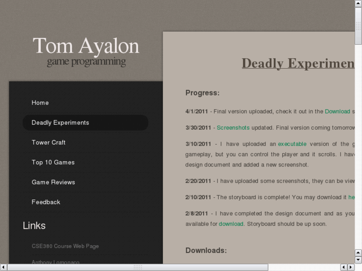 www.deadlyexperiments.net