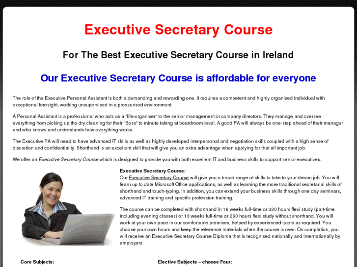 www.executivesecretarycourse.com