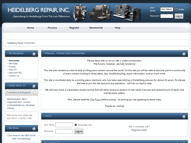 www.heidelbergequipmentrepair.com