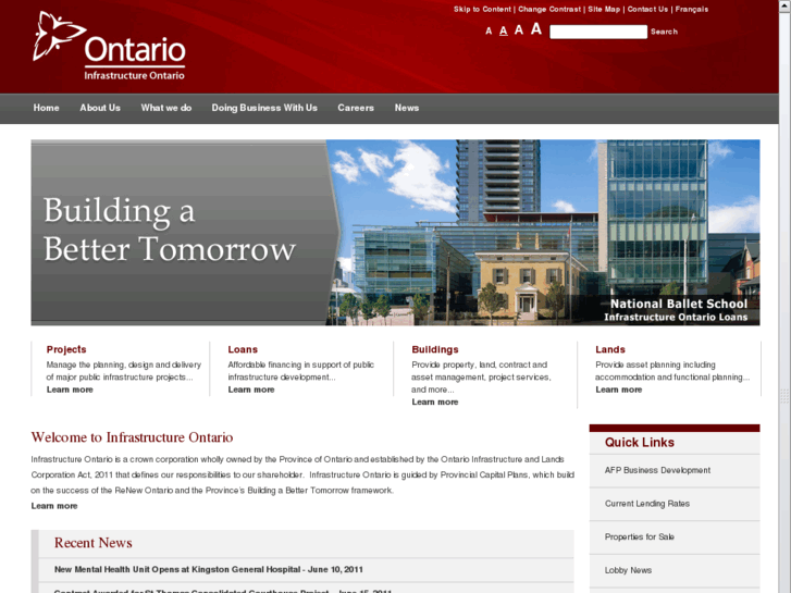 www.infrastructureontario.ca