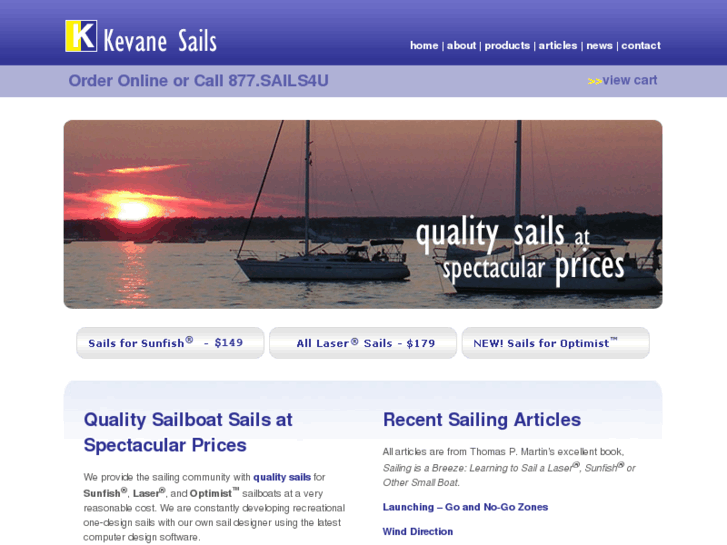 www.kevanesails.com