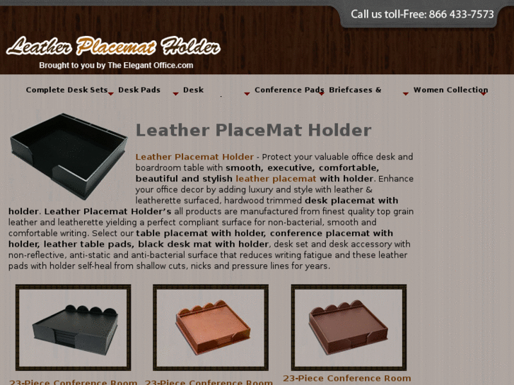 www.leatherplacematholder.com