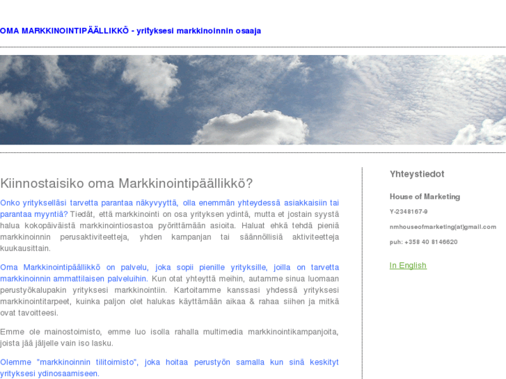 www.omamarkkinointipaallikko.com