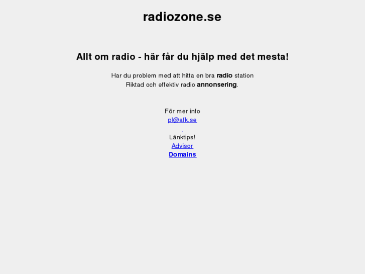 www.radiozone.se