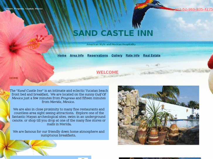 www.sandcastleinnmexico.com