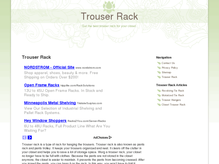 www.trouserrack.org