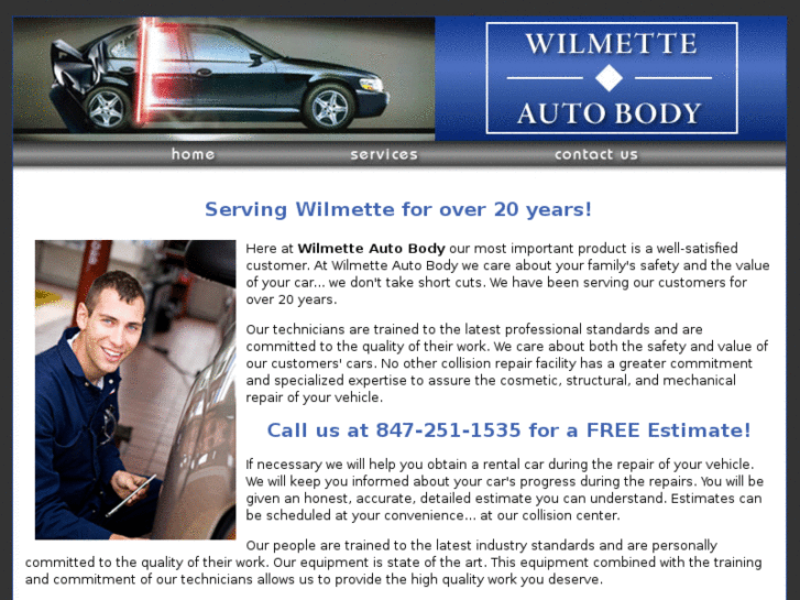 www.wilmetteautobody.com