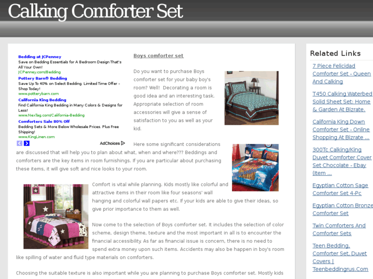 www.calkingcomfortersets.org