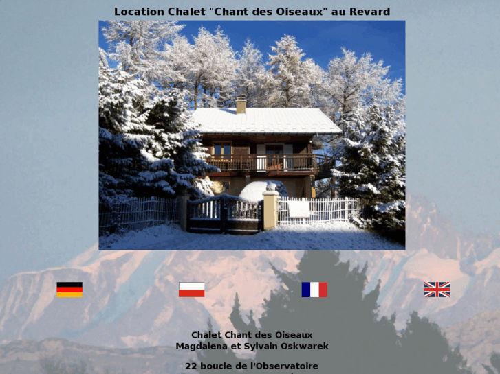 www.chaletchantdesoiseaux.com