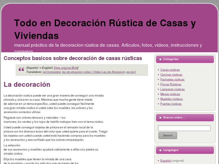 www.decoracioncasasrusticas.com