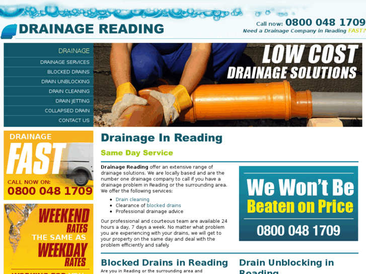 www.drainagereading.com