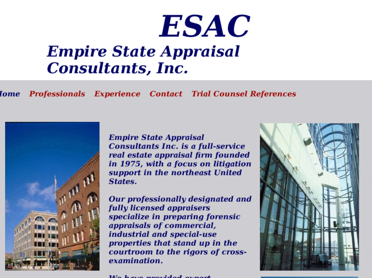 www.esacappraisers.com