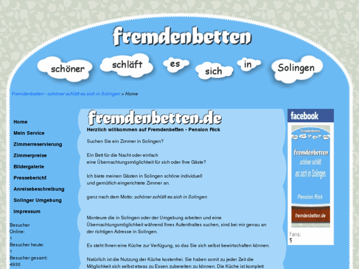 www.fremdenbetten.de