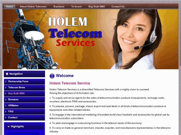 www.holemtelecomservices.com