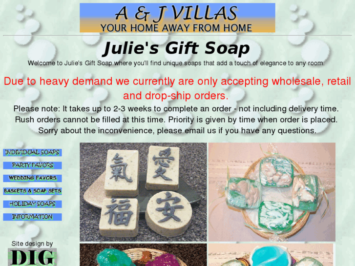 www.juliesgiftsoap.com