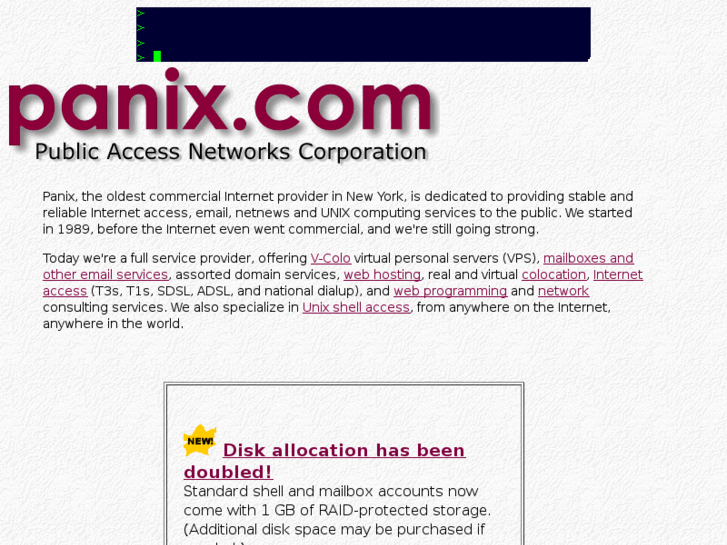 www.panix.com
