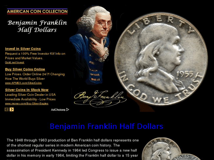www.benjaminfranklinhalfdollars.com