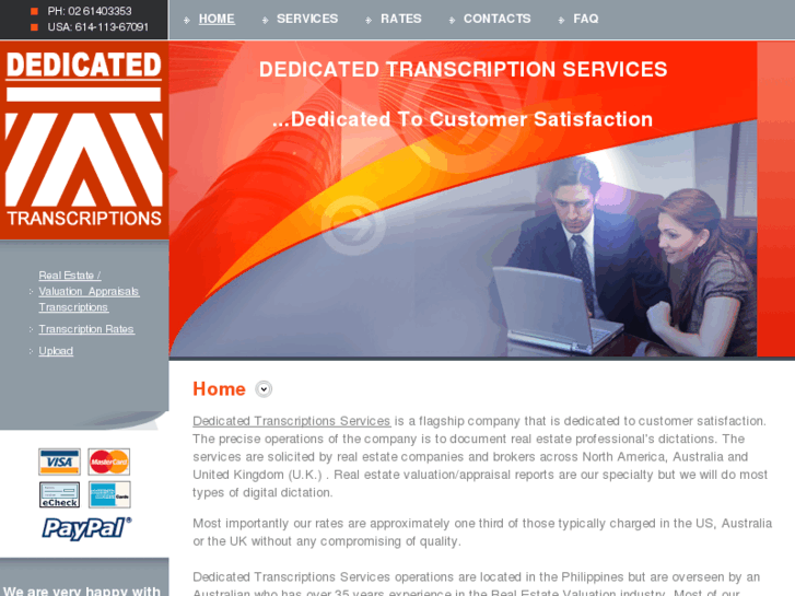 www.dedicated-transcriptions.com